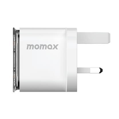 MOMAX 1-CHARGER FLOW PD 35W 2 PORTS GAN WALL CHARGER