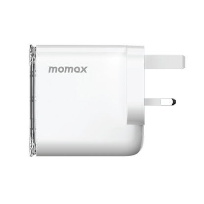 MOMAX 1-CHARGER FLOW PLUS PD 80W 3 PORTS GAN WALL CHARGER