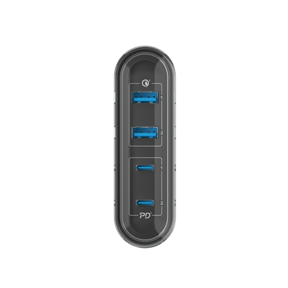 MOMAX 1-CHARGER FLOW PD 80W 4 PORTS GAN DESKTOP CHARGER