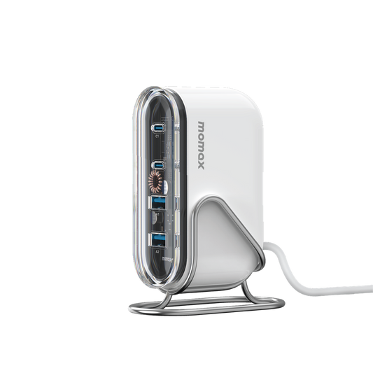MOMAX 1-CHARGER FLOW PD 80W 4 PORTS GAN DESKTOP CHARGER