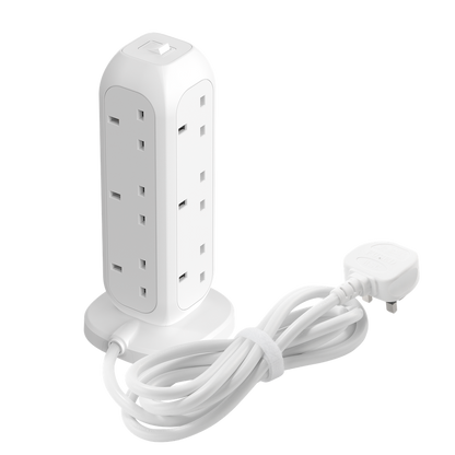 MOMAX ONEPLUG 11-OUTLET POWER STRIP WITH USB