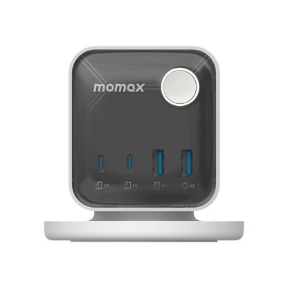 MOMAX 1-CHARGE WORK FLOW 3-OUTLET POWER CUBE WITH USB
