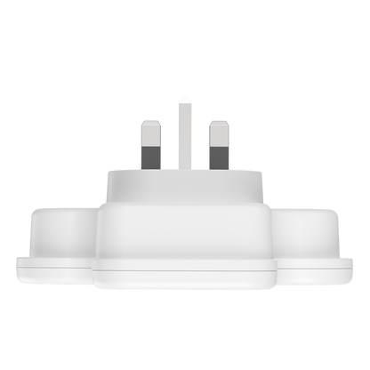 MOMAX ONEPLUG 3 OUTLET T-SHAPED EXTENSION SOCKET WITH USB