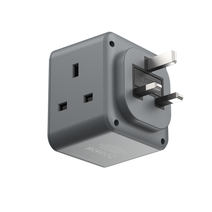 MOMAX ONEPLUG 3 OUTLET CUBE EXTENSION SOCKET WITH USB