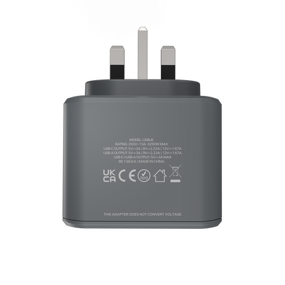 MOMAX ONEPLUG 3 OUTLET CUBE EXTENSION SOCKET WITH USB