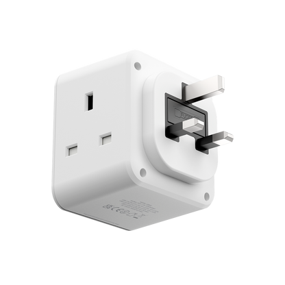 MOMAX ONEPLUG 3 OUTLET CUBE EXTENSION SOCKET WITH USB