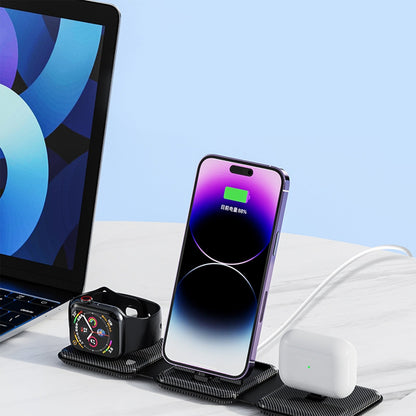 Magnetic Foldable Wireless Charging Station 3-1 (lightning)
