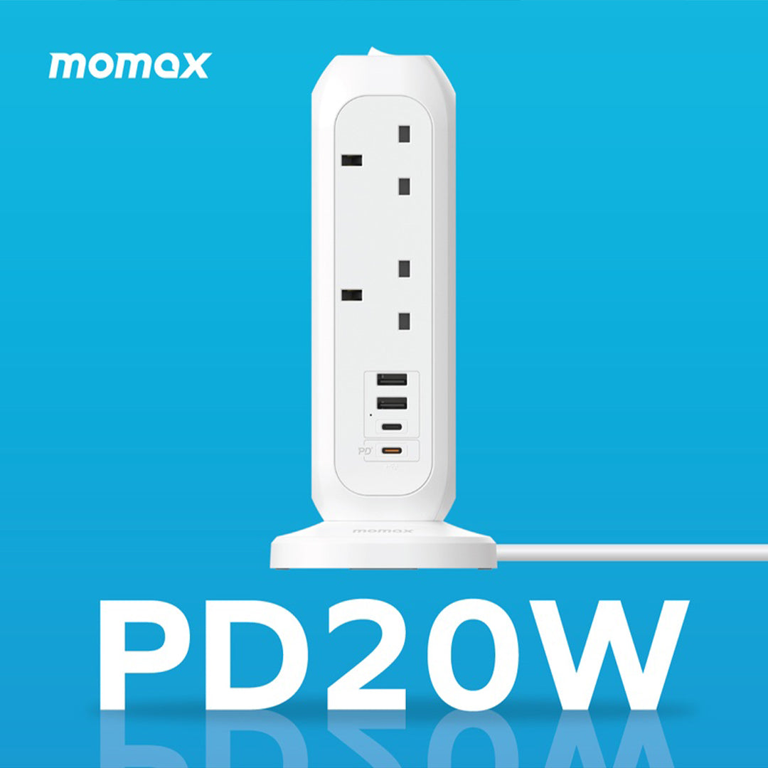 MOMAX ONEPLUG 11-OUTLET POWER STRIP WITH USB