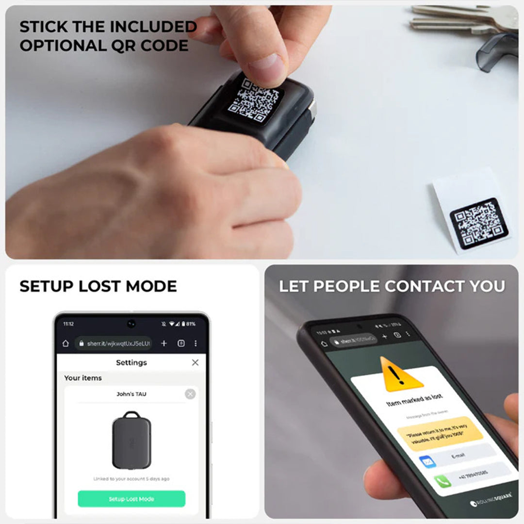ROLLING SQUARE TAU 2 EMERGENCY KEYRING POWER BANK 2000MAH