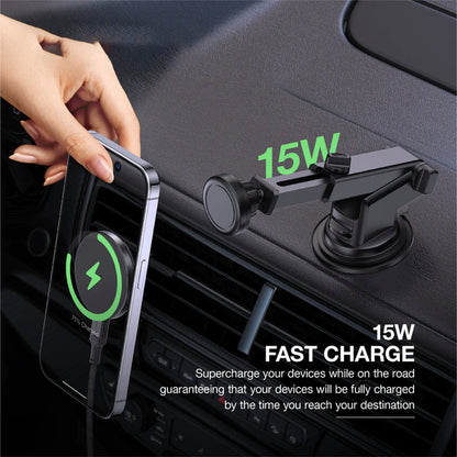 AMAZING THING EXPLORER PRO MAG 15W CAR MOUNT WITH 1.2M USB-C TO USB-C CABLE