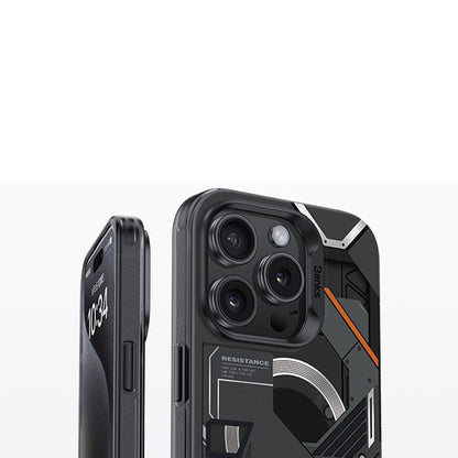 Benks MagClap Perspective Phone Case for iPhone 15 Series - Mecha