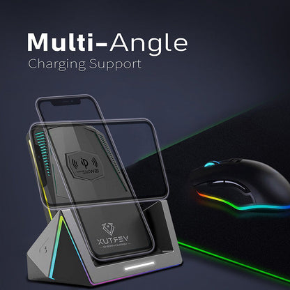 Vertux  VertuCharge-Qi 15W Pro-Gaming Wireless Charging Station