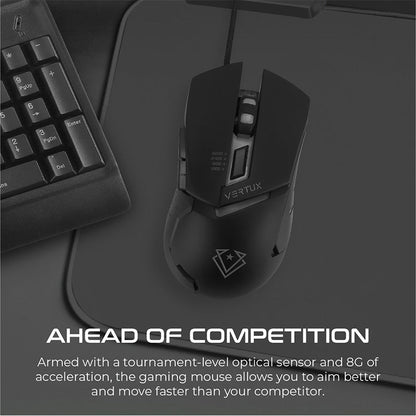 Vertux Dominator Quick Response Ergonomic Gaming Mouse