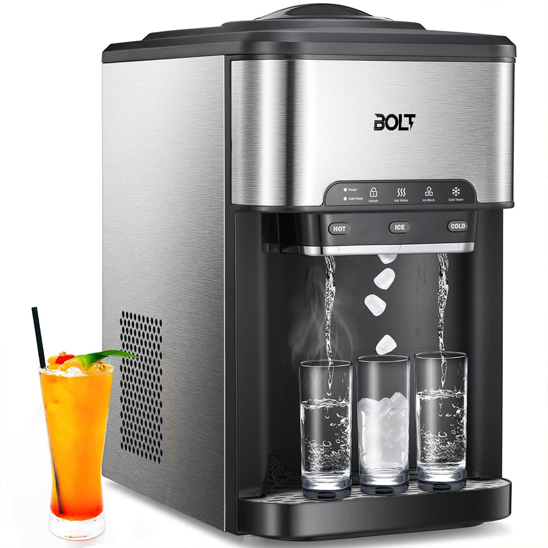 BOLT 2IN1 ICE MAKER & WATER DISPENSER - INSTANT HOT AND COLD WATER MAKER