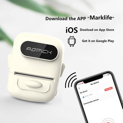 P50Portable Pocket Label Printer Machine